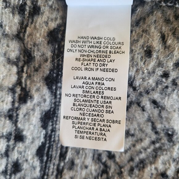 Joe Fresh Knit Pencil Mini Skirt Taupe & Black Size M - Picture 8 of 8